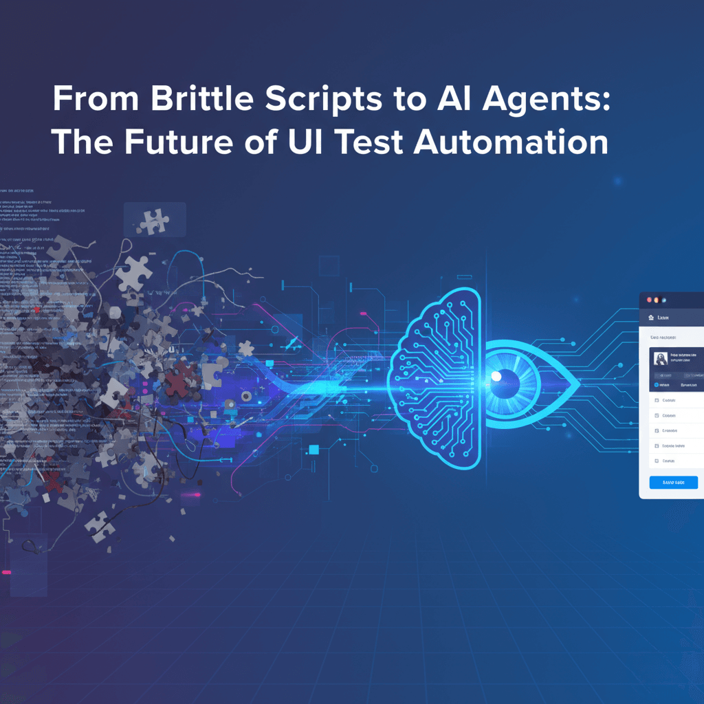 Breaking the Brittleness: How LLMs and VLMs Are Transforming UI Test Automation